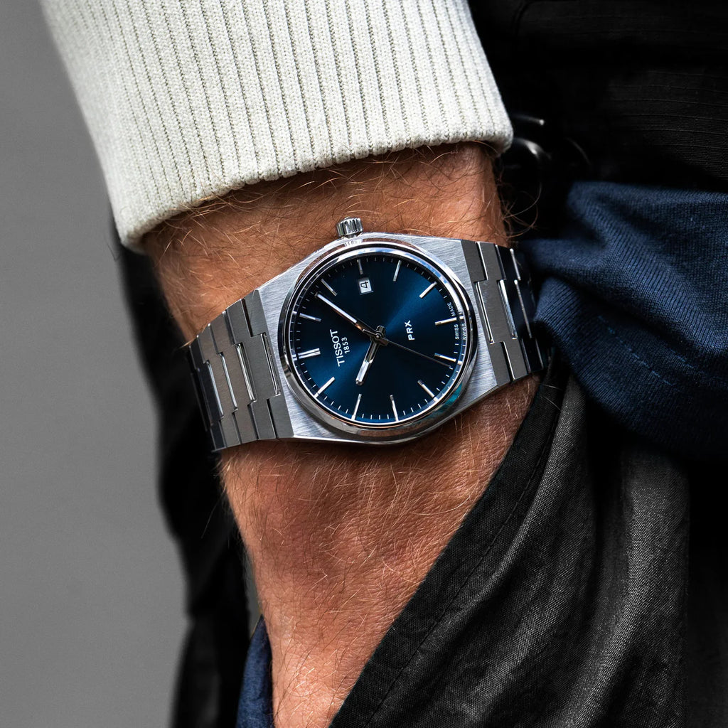 Tissot - Luxury Stainless Steel Blue Dial Men's Watch