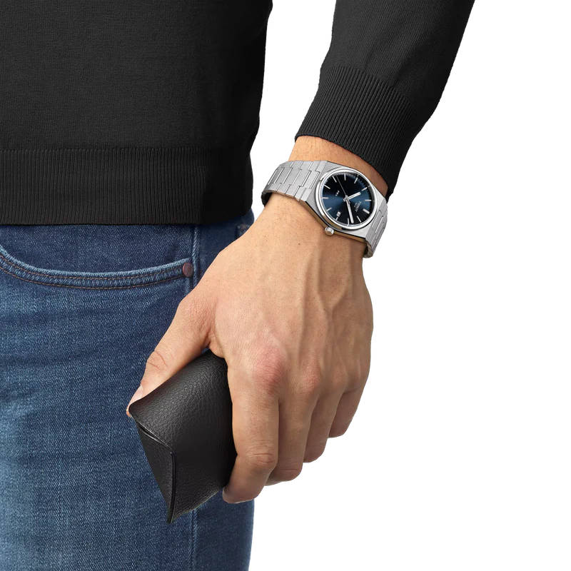 Tissot - Luxury Stainless Steel Blue Dial Men's Watch